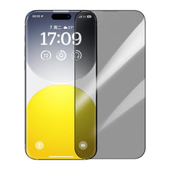 Baseus Sapphire Series Dustproof Peep-proof Tempered Glass Film, For iPhone 15