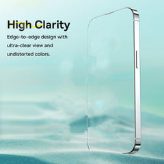 Baseus Sapphire Series Dustproof HD Tempered Glass Film, For iPhone 15 Pro
