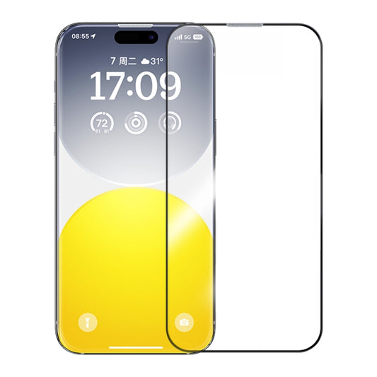 Baseus Sapphire Series Dustproof HD Tempered Glass Film, For iPhone 15 Pro