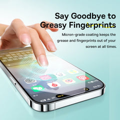 Baseus Sapphire Series Dustproof HD Tempered Glass Film, For iPhone 15 Pro