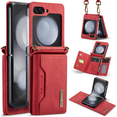 DG.MING M2 Series Card Bag Magnetic Leather Phone Case, For Samsung Galaxy Z Flip6 / Flip7 FE, For Samsung Galaxy Z Flip5 5G, For Samsung Galaxy Z Flip4 5G, For Samsung Galaxy Z Flip3 5G