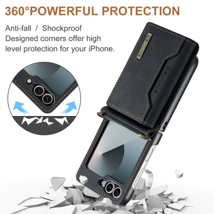 DG.MING M2 Series Card Bag Magnetic Leather Phone Case