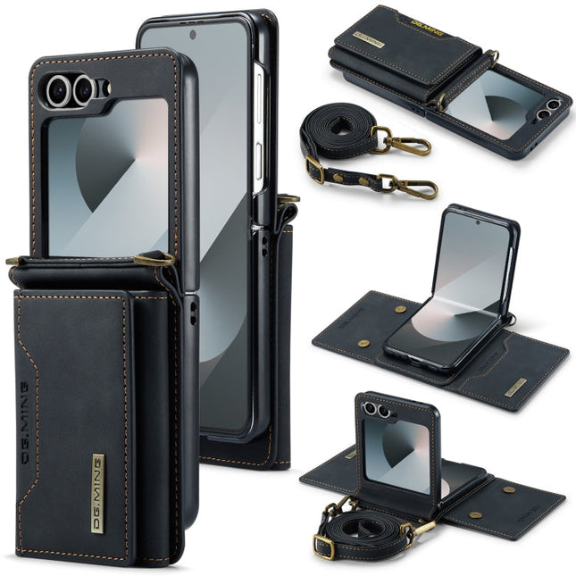 DG.MING M2 Series Card Bag Magnetic Leather Phone Case, For Samsung Galaxy Z Flip6 / Flip7 FE, For Samsung Galaxy Z Flip5 5G, For Samsung Galaxy Z Flip4 5G, For Samsung Galaxy Z Flip3 5G