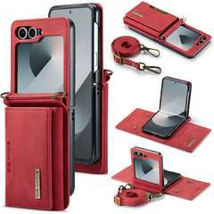 DG.MING M2 Series Card Bag Magnetic Leather Phone Case, For Samsung Galaxy Z Flip6 / Flip7 FE, For Samsung Galaxy Z Flip5 5G, For Samsung Galaxy Z Flip4 5G, For Samsung Galaxy Z Flip3 5G