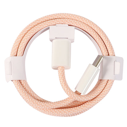 1m USB-C / Type-C to Type-C Macaron Braided Charging Cable