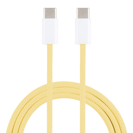 1m USB-C / Type-C to Type-C Macaron Braided Charging Cable
