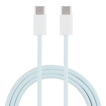 1m USB-C / Type-C to Type-C Macaron Braided Charging Cable