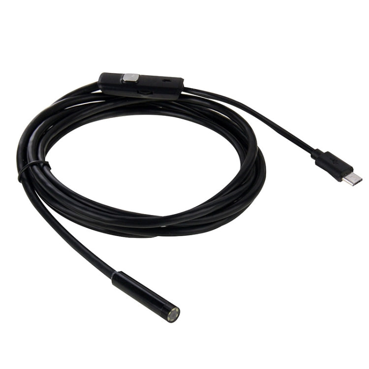 AN97 Waterproof Micro USB Endoscope Snake Tube Inspection Camera for Parts of OTG Function Android Mobile Phone, with 6 LEDs