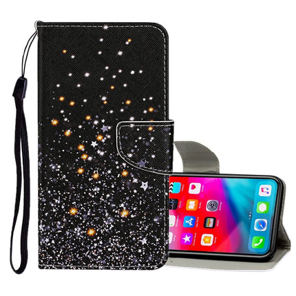 Colored Drawing Pattern Horizontal Flip Leather Case with Holder & Card Slots & Wallet, For iPhone XR, For iPhone XS Max