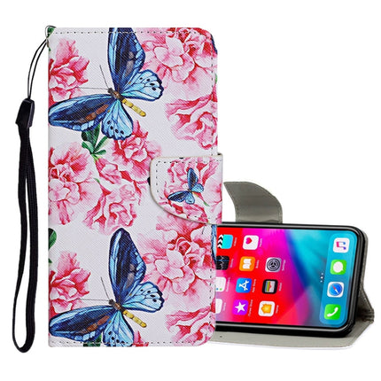 Colored Drawing Pattern Horizontal Flip Leather Case with Holder & Card Slots & Wallet, For iPhone XR, For iPhone XS Max