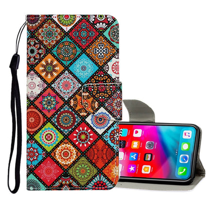 Colored Drawing Pattern Horizontal Flip Leather Case with Holder & Card Slots & Wallet, For iPhone XR, For iPhone XS Max