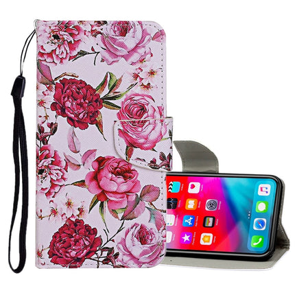 Colored Drawing Pattern Horizontal Flip Leather Case with Holder & Card Slots & Wallet, For iPhone XR, For iPhone XS Max