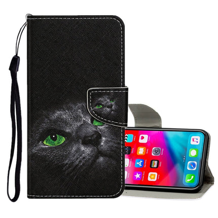 Colored Drawing Pattern Horizontal Flip Leather Case with Holder & Card Slots & Wallet, For iPhone XR, For iPhone XS Max