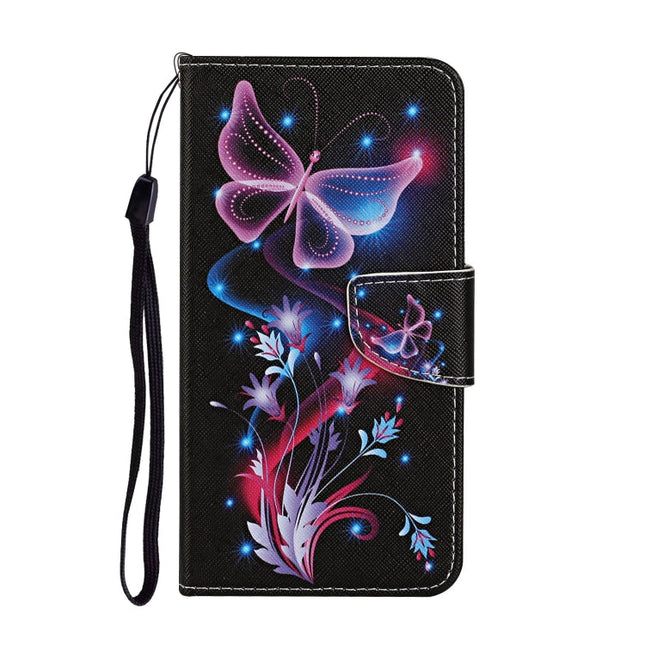 Colored Drawing Pattern Horizontal Flip Leather Case with Holder & Card Slots & Wallet, For iPhone XR, For iPhone XS Max