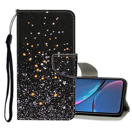 Colored Drawing Pattern Horizontal Flip Leather Case with Holder & Card Slots & Wallet, For iPhone XR, For iPhone XS Max