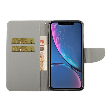 Colored Drawing Pattern Horizontal Flip Leather Case with Holder & Card Slots & Wallet, For iPhone XR, For iPhone XS Max