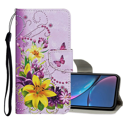 Colored Drawing Pattern Horizontal Flip Leather Case with Holder & Card Slots & Wallet, For iPhone XR, For iPhone XS Max