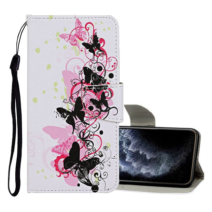 Colored Drawing Pattern Horizontal Flip Leather Case with Holder & Card Slots & Wallet, For iPhone 11, For iPhone 11 Pro