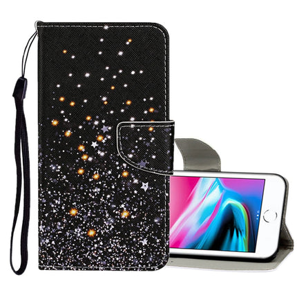 Colored Drawing Pattern Horizontal Flip Leather Case with Holder & Card Slots & Wallet, For iPhone 8 / 7, For iPhone 8 Plus / 7 Plus