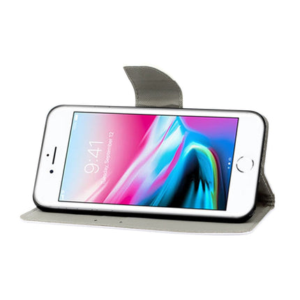 Colored Drawing Pattern Horizontal Flip Leather Case with Holder & Card Slots & Wallet, For iPhone 8 / 7, For iPhone 8 Plus / 7 Plus