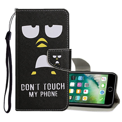 Colored Drawing Pattern Horizontal Flip Leather Case with Holder & Card Slots & Wallet, For iPhone 8 / 7, For iPhone 8 Plus / 7 Plus