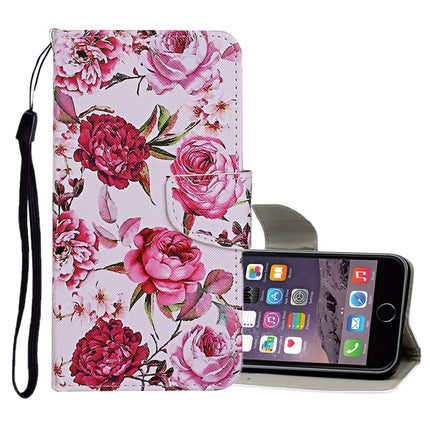 Colored Drawing Pattern Horizontal Flip Leather Case with Holder & Card Slots & Wallet, For iPhone 6 / 6s, For iPhone 6 Plus / 6s Plus