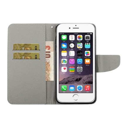 Colored Drawing Pattern Horizontal Flip Leather Case with Holder & Card Slots & Wallet, For iPhone 6 / 6s, For iPhone 6 Plus / 6s Plus
