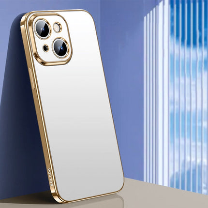 SULADA Electroplating Frosted TPU Phone Case, For iPhone 15 Pro Max, For iPhone 15 Pro, For iPhone 15 Plus