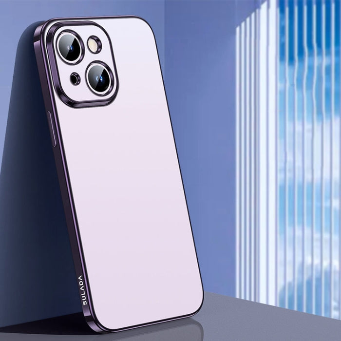 SULADA Electroplating Frosted TPU Phone Case, For iPhone 15