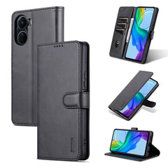 AZNS Skin Feel Calf Texture Flip Leather Phone Case