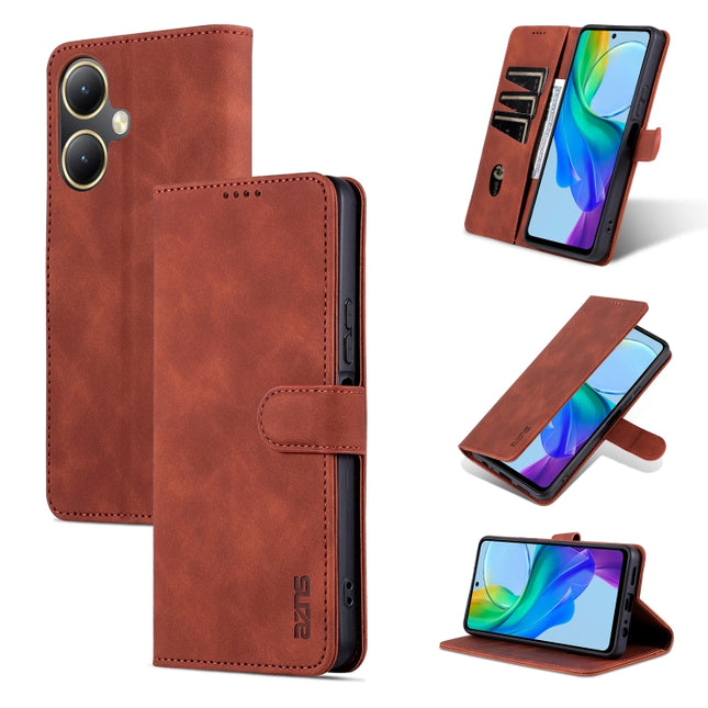 AZNS Skin Feel Calf Texture Flip Leather Phone Case
