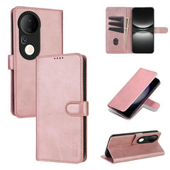 AZNS Skin Feel Calf Texture Flip Leather Phone Case