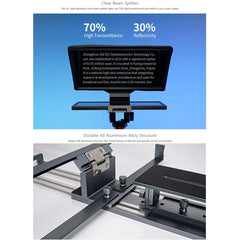 FEELWORLD TP16 16 inch Tablet Horizontal Vertical Prompting Folding Teleprompter, Bluetooth Remote Control