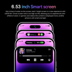 i15 Pro Max / U18, 6.53 inch Screen, Face Identification, Android 9.1 SC7731E Quad Core, Network: 3G, Dual SIM, i15 Pro Max / U18 2GB+16GB