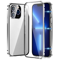 Magnetic Double-buckle HD Tempered Glass Phone Case, For iPhone 15, For iPhone 13 Pro Max, For iPhone 13 Pro, For iPhone 13