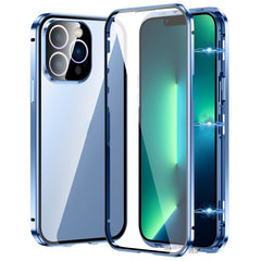 Magnetic Double-buckle HD Tempered Glass Phone Case, For iPhone 15, For iPhone 13 Pro Max, For iPhone 13 Pro, For iPhone 13