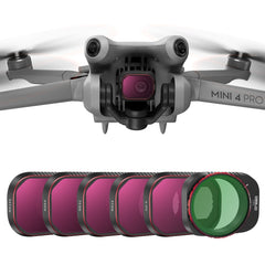 For DJI Mini 4 Pro STARTRC Drone Lens Filter, ND16/64/256, Adjustable CPL, Adjustable UV, CPL ND8/16/32/64/256, CPL UV ND8/16/32/64