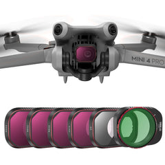 For DJI Mini 4 Pro STARTRC Drone Lens Filter, ND16/64/256, Adjustable CPL, Adjustable UV, CPL ND8/16/32/64/256, CPL UV ND8/16/32/64