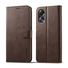 LC.IMEEKE Calf Texture Horizontal Flip Leather Case, For OPPO A58 4G / A98 5G / F23 5G, For OPPO A78 4G