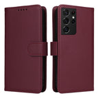 For Samsung Galaxy S21 Ultra / Wine Red