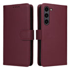 For Samsung Galaxy S23+ / Wine Red