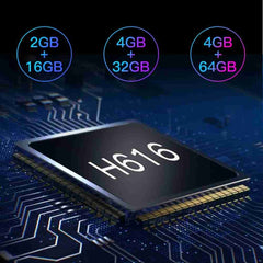 6K Ultra HD Android 12.0 Smart TV Box with Remote Control, Allwinner H616 1.5GHZ Quad-Core