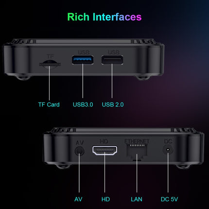 HK1 RBOX K8 8K Android 13.0 Smart TV Box with Remote Control, RK3528 Quad-Core, 2GB+16GB, 4GB+32GB, 4GB+64GB, 4GB+128GB
