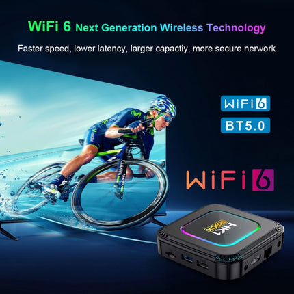 HK1 RBOX K8 8K Android 13.0 Smart TV Box with Remote Control, RK3528 Quad-Core, 2GB+16GB, 4GB+32GB, 4GB+64GB, 4GB+128GB