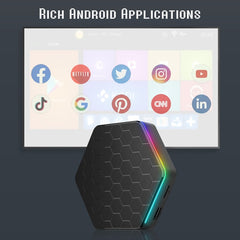 T95Z Plus 8K WiFi6 Android 12.0 Smart TV Box with Remote Control, Allwinner H618 Quad-Core, 2GB+16GB, 4GB+32GB, 4GB+64GB, 4GB+128GB