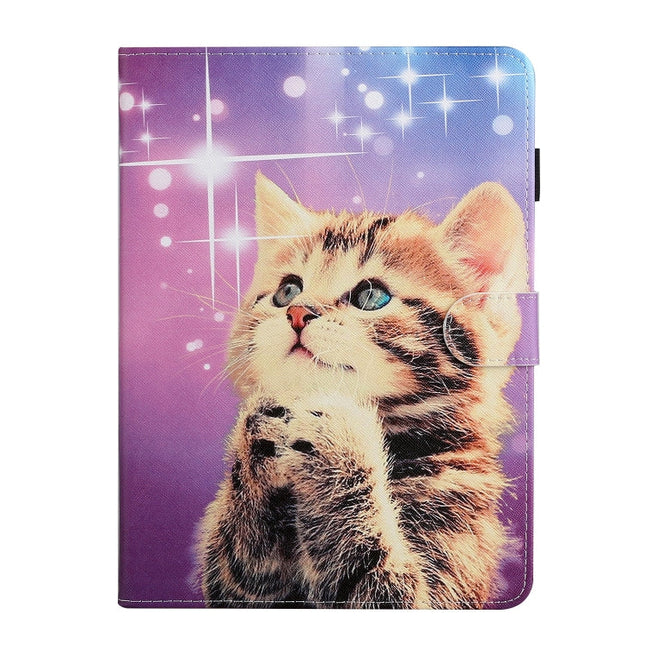 Colored Drawing Pattern Horizontal Flip PU Leather Case with Holder & Card Slot & Sleep / Wake-up Function, For iPad Pro 10.2 2021 / 2020 / 2019 / 10.5 (2019), For iPad Pro 11 inch (2020), For iPad 9.7 (2017/2018) & Air 2 & Air                         ...