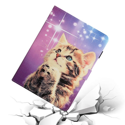 Colored Drawing Pattern Horizontal Flip PU Leather Case with Holder & Card Slot & Sleep / Wake-up Function, For Amazon Kindle Fire HD 8 (2016/2017/2018), For Amazon Kindle Fire HD 8 (2020), For Amazon Kindle Fire HD 10 (2015 / 2017)