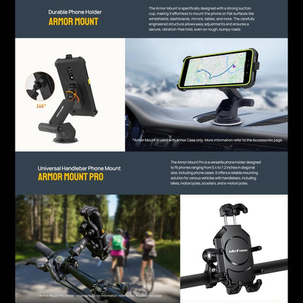 Ulefone Armor X12, Rugged Phone, Face Unlock, 5.45 inch Android 13 Go MediaTek Helio A22 Quad Core, Network: 4G, NFC, 3GB+32GB