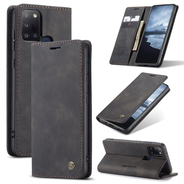 CaseMe-013 Multifunctional Retro Frosted Horizontal Flip Leather Case with Card Slot & Holder & Wallet, For Samsung Galaxy A21S, For Samsung Galaxy A31, For Samsung Galaxy A41
