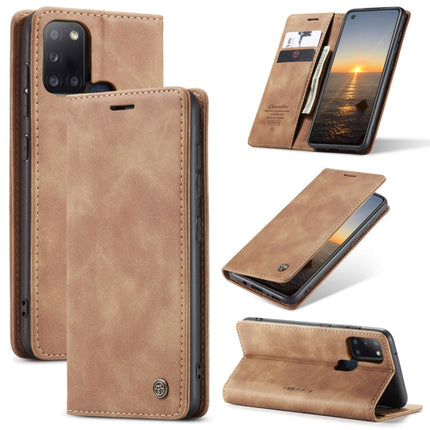CaseMe-013 Multifunctional Retro Frosted Horizontal Flip Leather Case with Card Slot & Holder & Wallet, For Samsung Galaxy A21S, For Samsung Galaxy A31, For Samsung Galaxy A41